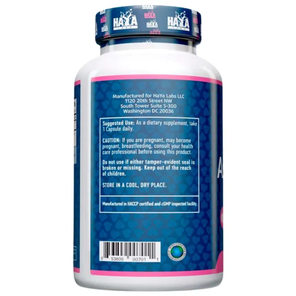Antioxidanți Haya Labs Astaxanthin 5mg (853809007011) Numărul de capsule: 30 photo 2