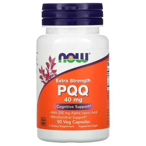 Antioxidanți Now Foods PQQ 40mg EXTRA STRENGTH (733739030733) Numărul de capsule: 50 photo 1