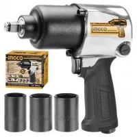 Cheie pneomatică INGCO AIW12562  6.2 bar / Metalic