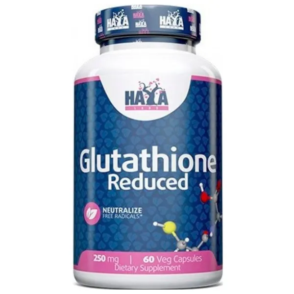 Antioxidanți Haya Labs Glutathione 250mg (858047007830) Numărul de capsule: 60 photo 1