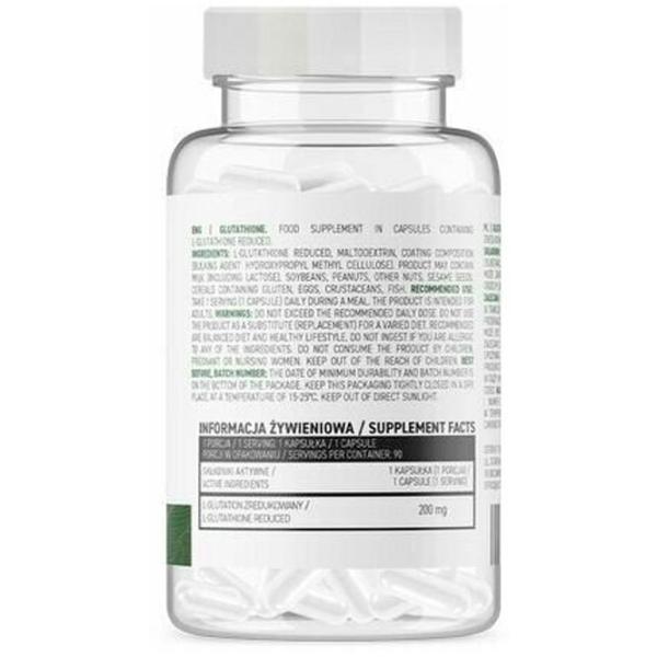 Antioxidanți OstroVit Glutathione VEGE (5903246227246) Numărul de capsule: 90 photo 2 Antioxidanți OstroVit Glutathione VEGE (5903246227246) Numărul de capsule: 90 photo 2