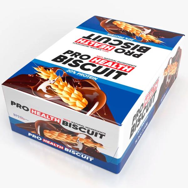 Batoane proteice Balkan Pharmaceuticals Biscuit Pro Health Ciocolată (4840982012822) 40 g photo 2
