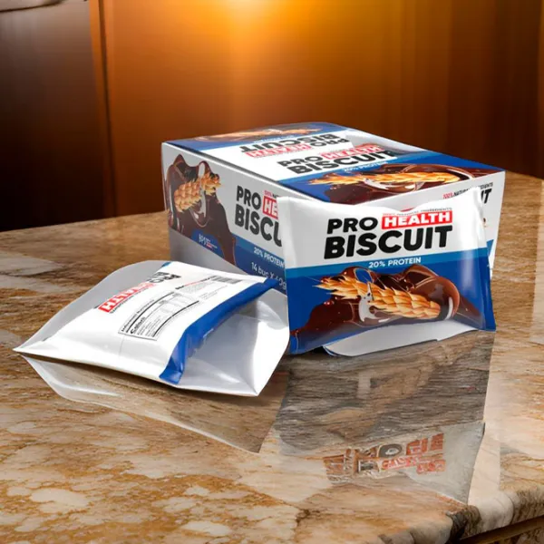 Batoane proteice Balkan Pharmaceuticals Biscuit Pro Health Ciocolată (4840982012822) 40 g photo 4