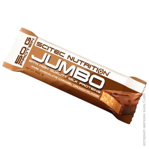 Batoane proteice Scitec Nutrition Jumbo Bar Ciocolată (5999100001800) 100 g photo 1