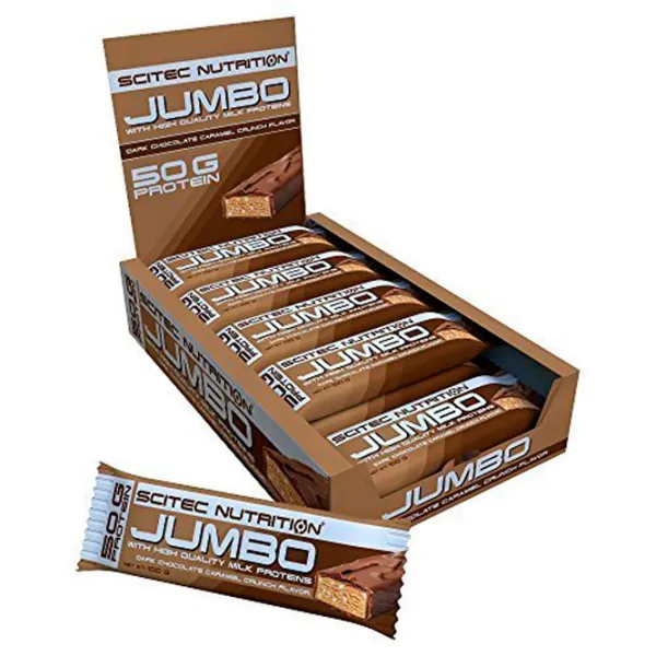 Batoane proteice Scitec Nutrition Jumbo Bar Ciocolată (5999100001800) 100 g photo 4