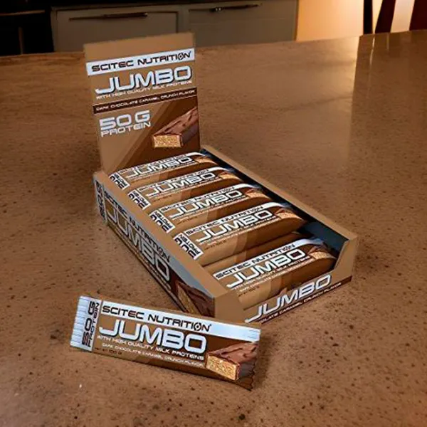 Batoane proteice Scitec Nutrition Jumbo Bar Ciocolată (5999100001800) 100 g photo 5