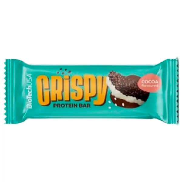 Batoane proteice BioTechUSA Crispy Cacao (5999076252299) 40 g photo 1 Batoane proteice BioTechUSA Crispy Cacao (5999076252299) 40 g photo 1