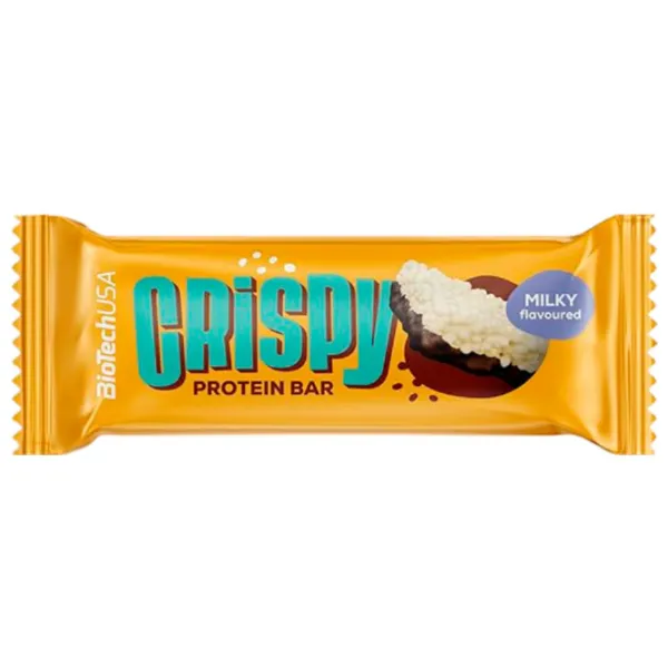 Batoane proteice BioTechUSA Crispy Lapte (5999076254668) 40 g photo 1