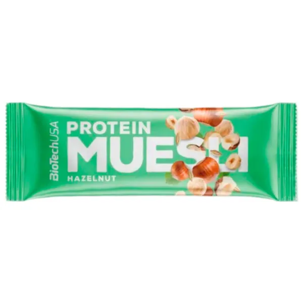 Batoane proteice BioTechUSA Protein Muesli Alune (5999076226801) 35 g photo 1 Batoane proteice BioTechUSA Protein Muesli Alune (5999076226801) 35 g photo 1
