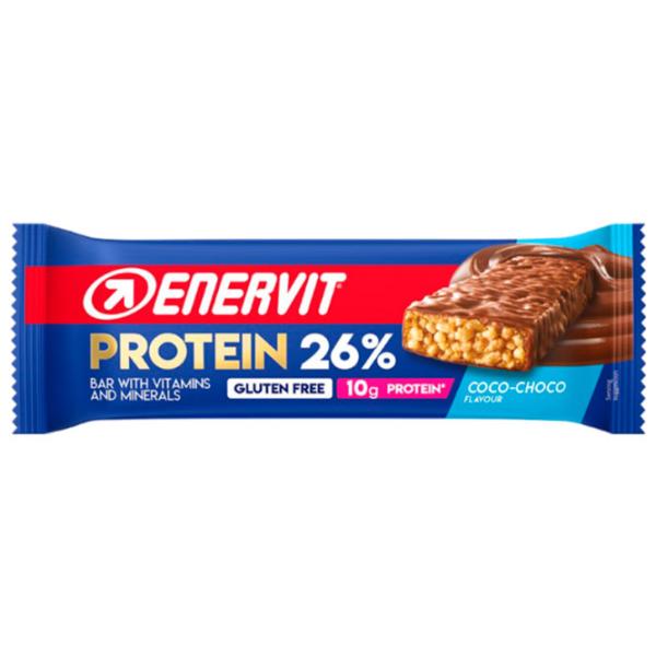 Batoane proteice Enervit Protein Bar Cacao (6421766033219) 55 g photo 1
