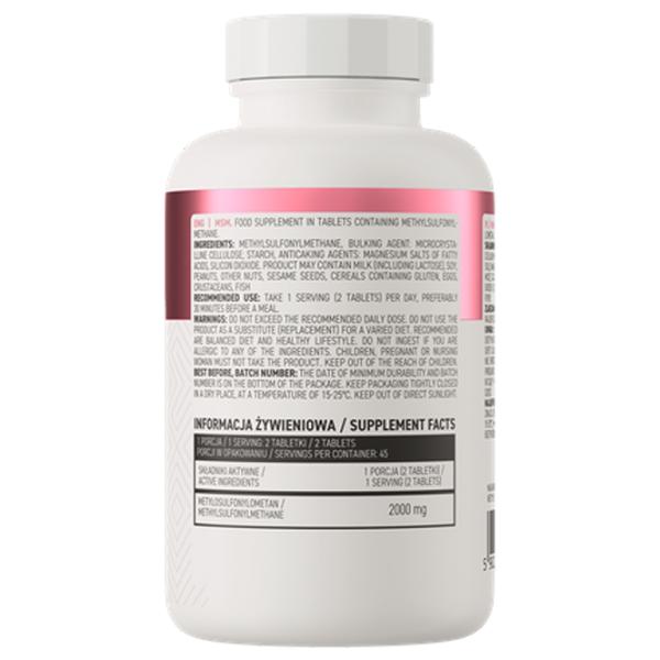 Condroprotectoare OstroVit MSM (5902232617689)  photo 3