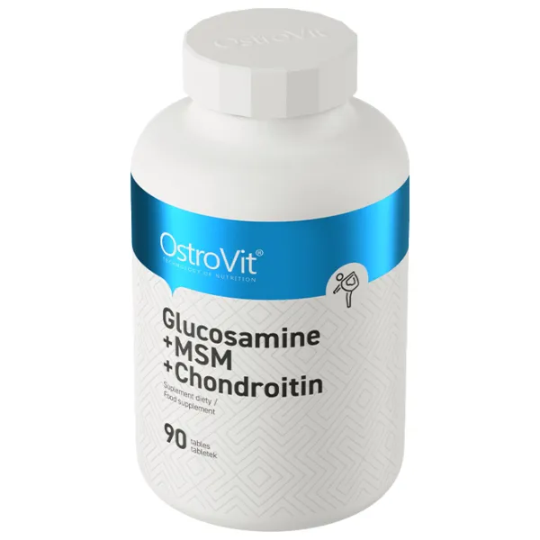 Condroprotectoare OstroVit Glucos + MSM + Chondr (5902232619195)  photo 2