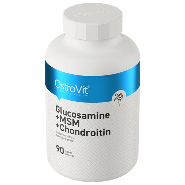 Condroprotectoare OstroVit Glucos + MSM + Chondr (5902232619195)  photo 2
