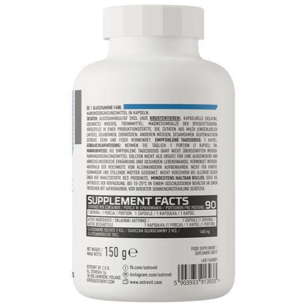 Condroprotectoare OstroVit Glucosamine 1400mg (5903933913933)  photo 2 Condroprotectoare OstroVit Glucosamine 1400mg (5903933913933)  photo 2