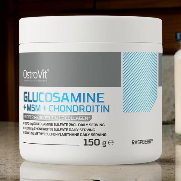 Condroprotectoare OstroVit Glucos + MSM + Chondr (5903933918426) 2.5 g photo 5