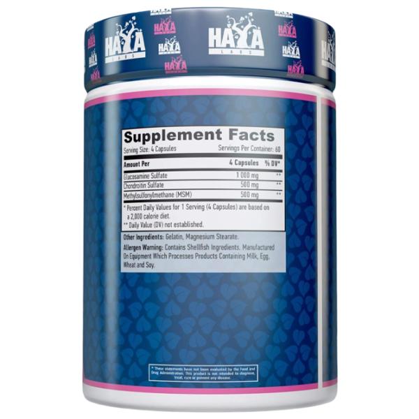 Chondroitin Haya Labs Glucosamine Chondroitin & MSM Complex (853809007646)  photo 2