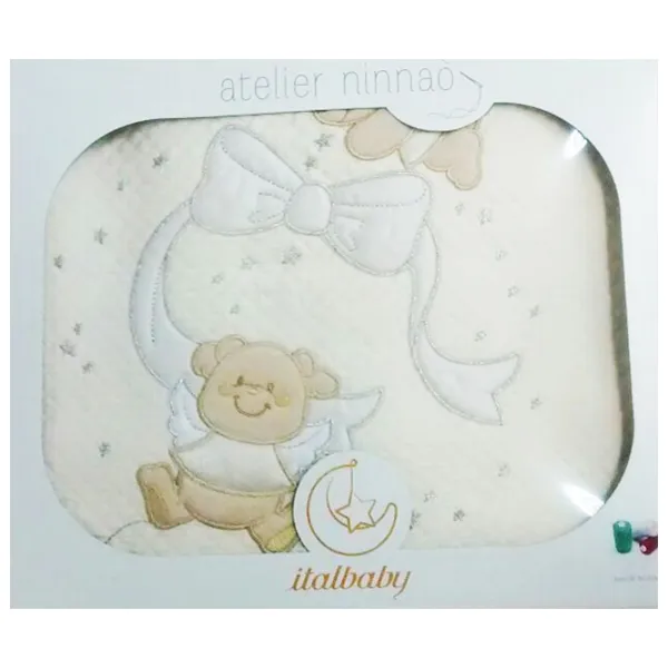 Plapumă Italbaby Sweet Angels  Bumbac / Beige photo 1