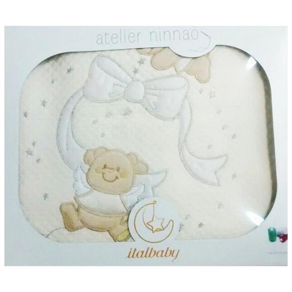 Plapumă Italbaby Sweet Angels  Bumbac / Beige photo 1