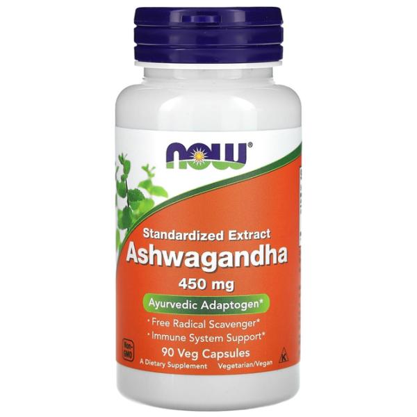 Stimulatoare de testosteron Now Foods Ashwagandha EXT 450mg (733739046031) 90 photo 1