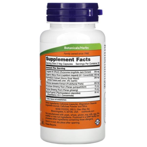 Stimulatoare de testosteron Now Foods TestoJack 200 (733739021984) 60 photo 2 Stimulatoare de testosteron Now Foods TestoJack 200 (733739021984) 60 photo 2