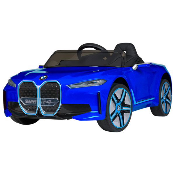 Электромобиль BMW i4 Lean Cars JE1009/3 8 км/ч / 30 кг / 3+ / Синий photo 1