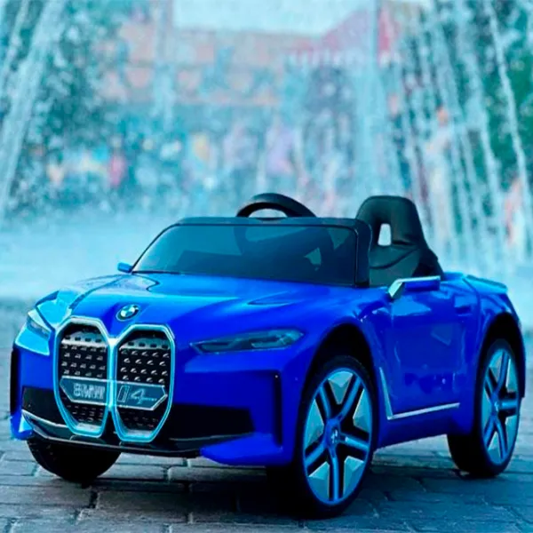 Электромобиль BMW i4 Lean Cars JE1009/3 8 км/ч / 30 кг / 3+ / Синий photo 2