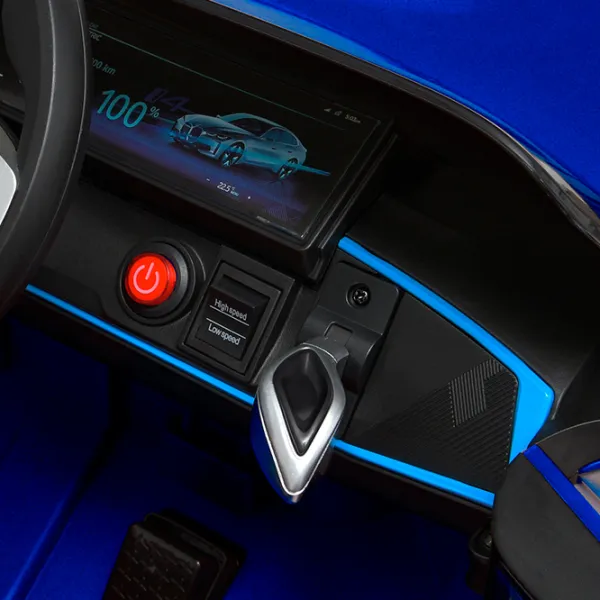 Электромобиль BMW i4 Lean Cars JE1009/3 8 км/ч / 30 кг / 3+ / Синий photo 3