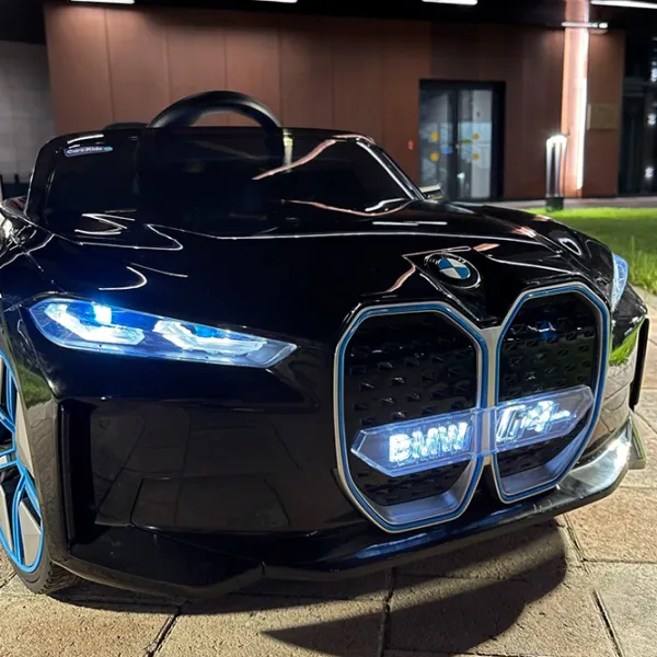 Mașină electrică BMW i4 Lean Cars JE1009/2 8 km/h / 30 kg / 3+ / Black photo 6 Mașină electrică BMW i4 Lean Cars JE1009/2 8 km/h / 30 kg / 3+ / Black photo 6
