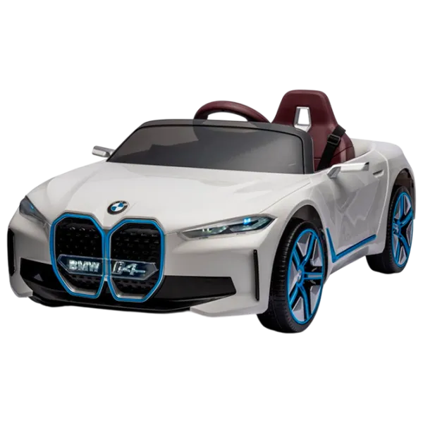 Электромобиль BMW i4 Lean Cars JE1009/1 8 км/ч / 30 кг / 3+ / Белый photo 1