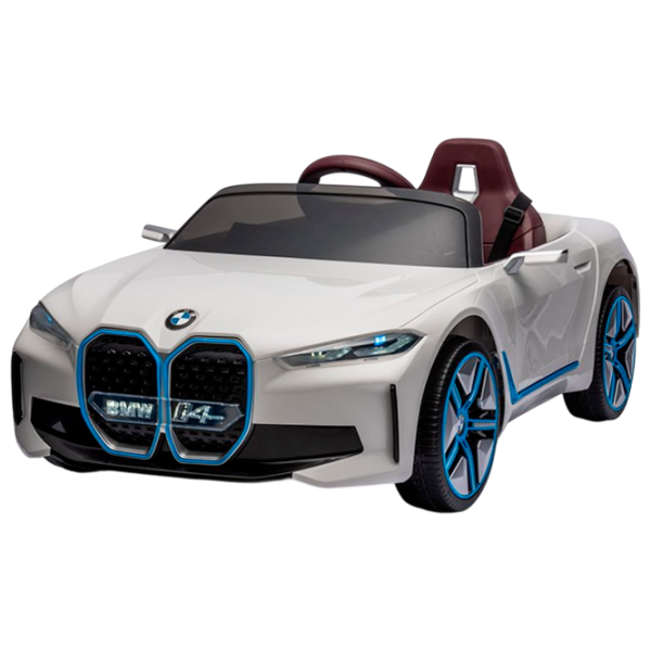 Электромобиль BMW i4 Lean Cars JE1009/1 8 км/ч / 30 кг / 3+ / Белый photo 1