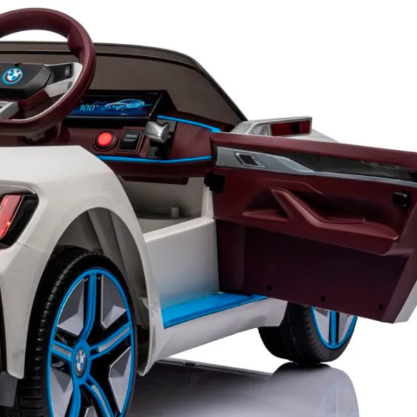 Электромобиль BMW i4 Lean Cars JE1009/1 8 км/ч / 30 кг / 3+ / Белый photo 3