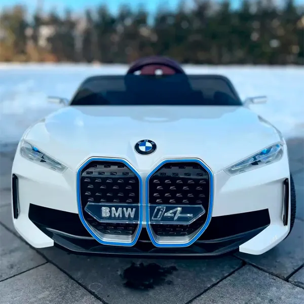 Электромобиль BMW i4 Lean Cars JE1009/1 8 км/ч / 30 кг / 3+ / Белый photo 6