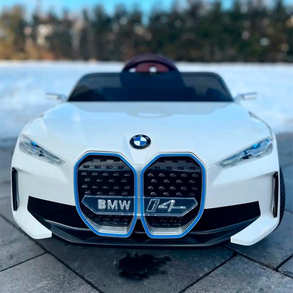Электромобиль BMW i4 Lean Cars JE1009/1 8 км/ч / 30 кг / 3+ / Белый photo 6