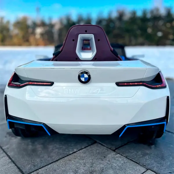 Электромобиль BMW i4 Lean Cars JE1009/1 8 км/ч / 30 кг / 3+ / Белый photo 11