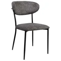 Scaun de bucătărie DecoPrim Angus Stofă/ Dark Gray 