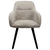 Scaun de bucătărie DecoPrim Robin Velvet/ Gray photo 3