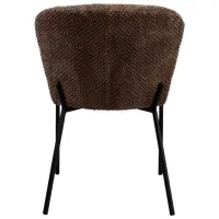 Scaun de bucătărie DecoPrim Escada Vivaldi Stofă/ Brown photo 5