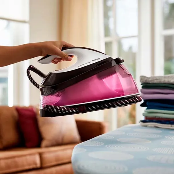 Утюг Philips GC7842/40 С парогенератором / 2400 Вт / Пурпурный photo 4 Утюг Philips GC7842/40 С парогенератором / 2400 Вт / Пурпурный photo 4