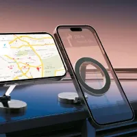 Suport pentru telefon Proove Hoop Stick-on Magnetic Black photo 3