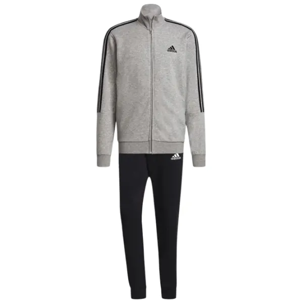 Спортивный костюм для мужчин Adidas Essentials 3 Stripes French Terry 174 / / Серый-Черный photo 1 Спортивный костюм для мужчин Adidas Essentials 3 Stripes French Terry 174 / / Серый-Черный photo 1