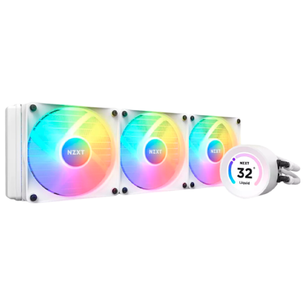 Жидкостное охлаждение NZXT Kraken 360 RGB Гидродинамический / 2800 об/мин photo 1