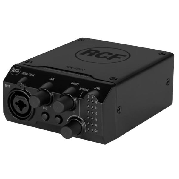 Аудио интерфейс RCF TRK PRO1 192 кГц / 20 Гц - 20 кГц / Черный photo 2