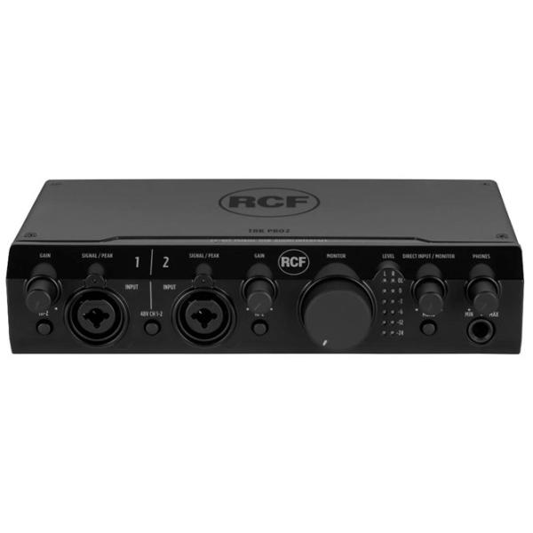 Interfață audio RCF TRK PRO2 192 kHz / 20 Hz - 20 kHz / Black photo 3