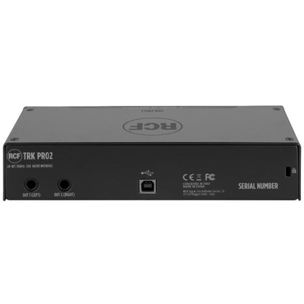 Interfață audio RCF TRK PRO2 192 kHz / 20 Hz - 20 kHz / Black photo 6