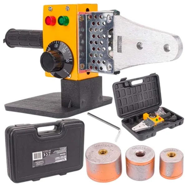 Aparat de sudat țevi din plastic Powermat PM-ZGP-1500T1 1500 W / Racord cuplaj photo 4