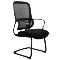 Офисное кресло DecoPrim Hari Ткань, акриловая сетка/ Черный 