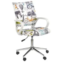 Fotoliu de birou Halmar Ibis Paris Stofă/ Multicolor 