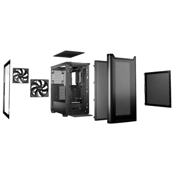 Корпус Be quiet! Pure Base 501 Airflow Tempered Glass Mid Tower / Черный photo 7