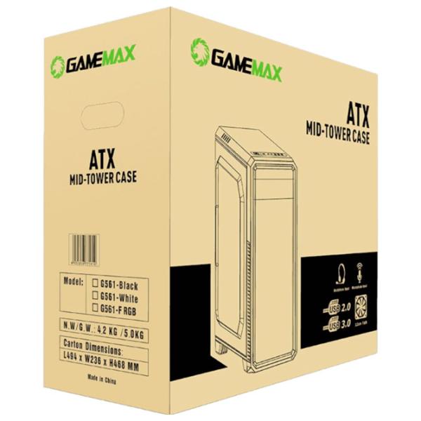 Корпус Gamemax G561-BK Mid Tower / Черный photo 11