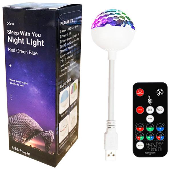 Проектор LightWave Party Dance USB Mushroom РГБ / 200 lm photo 2